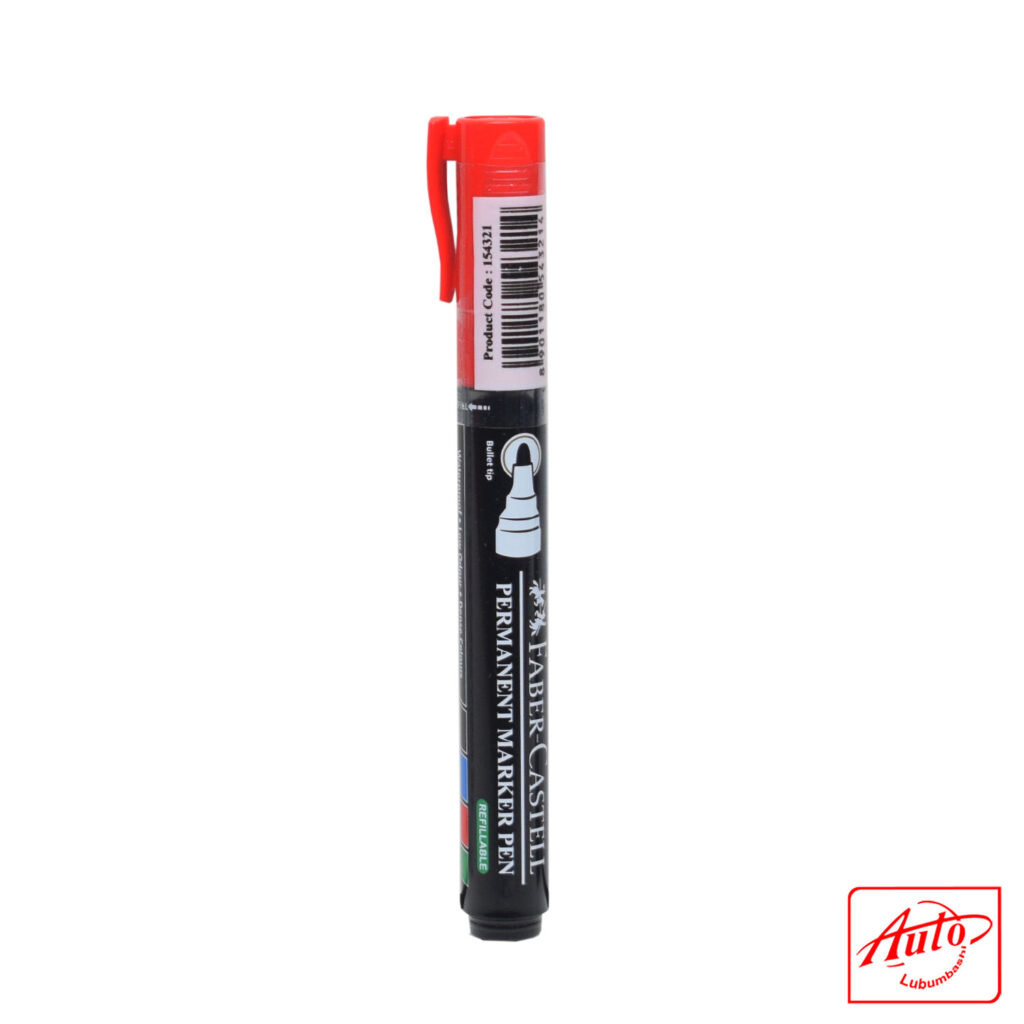 PERMANENT MARKER PEN RED FABER CASTELL Auto Lubumbashi