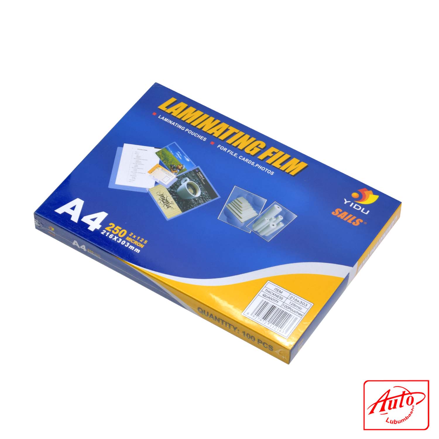 INTERSTAT LAMINATING POUCHES A4 250 micron – YIDU – Auto Lubumbashi