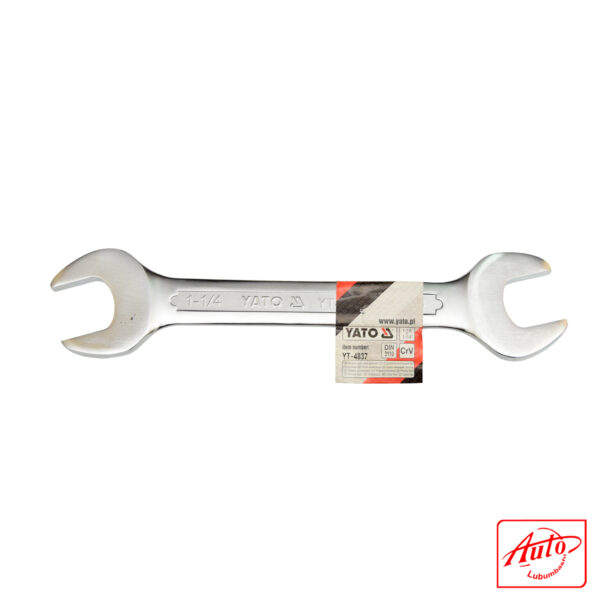 BI-HEXAGONAL RING SPANNER S.A.E. 1-1/8"X1-1/4" - YATO - Image 2