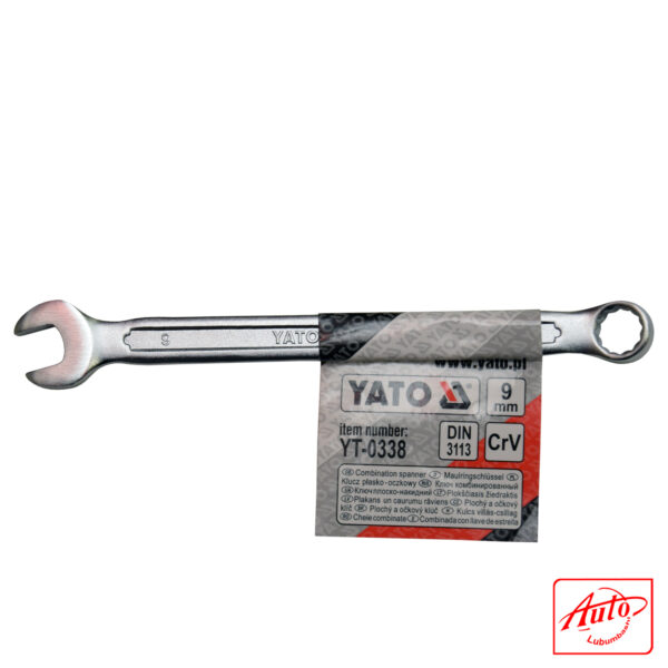COMBINATION SPANNER, POLISHED HEAD 9 MM - YATO - Image 2