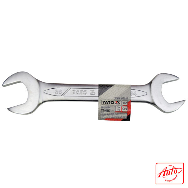 DOUBLE OPEN-END SPANNER, POLISHED HEAD 34X36 MM - YATO - Image 2