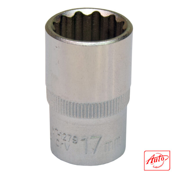 SHORT 12-POINT SOCKET 1/2 '' 17 MM CRV - YATO – Image 2