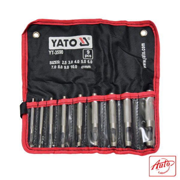 PUNCH SET 9PCS - YATO - Image 2