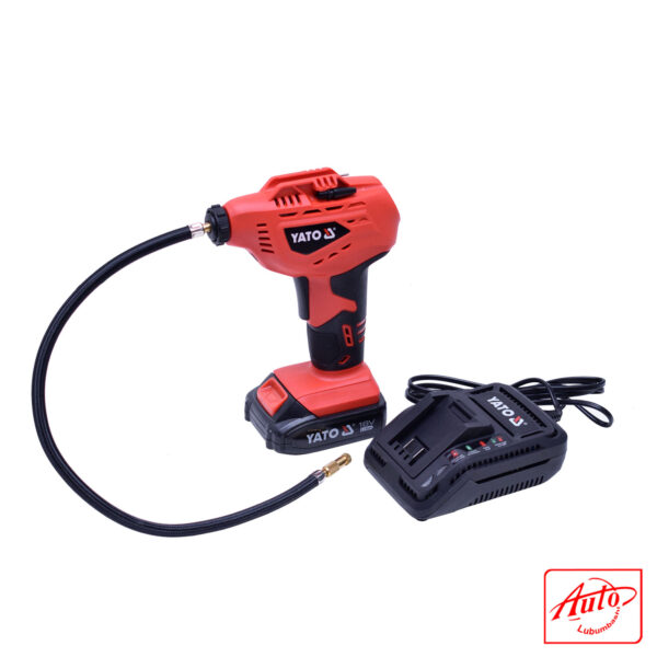 18V BATTERY COMPRESSOR FOR TIRE INFLATION - YATO - Image 2