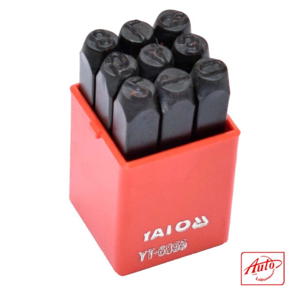 NUMBER STAMP 8 MM, 9 PCS - YATO – Image 2
