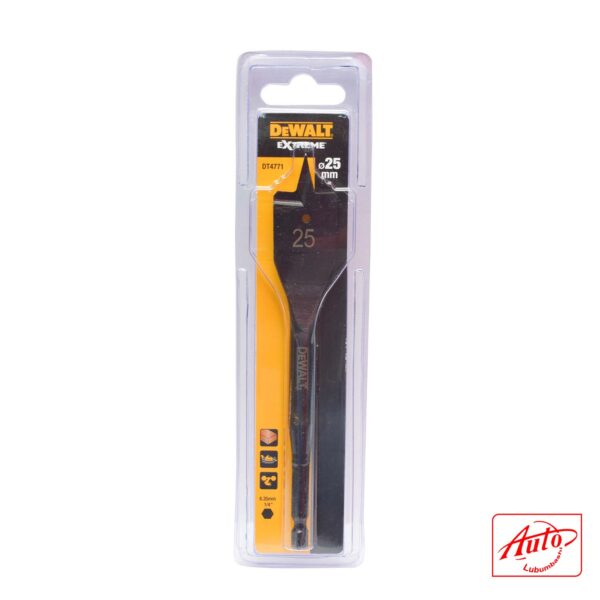 DRILL BIT FLATWOOD  25 X 152MM - DEWALT – Image 2