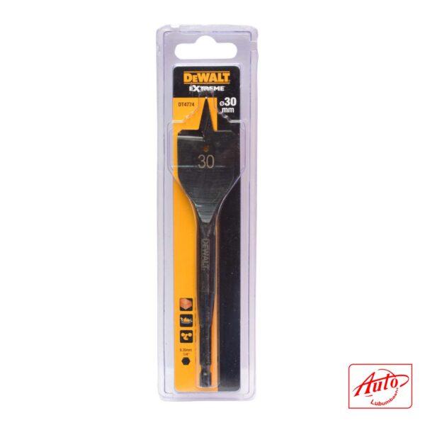 DRILL BIT FLATWOOD  30 X 152MM - DEWALT – Image 2