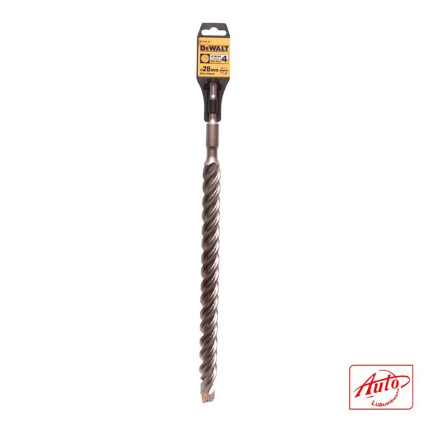 DRILL BIT CONCRETE SDS-PLUS 4CUTTER   28x400x450mm - DEWALT – Image 2