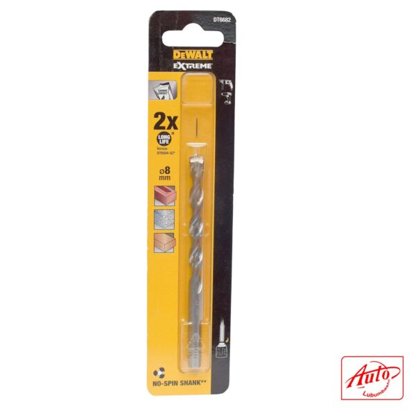 EXTREME MASONRY 8 X 120MM DRILL BIT - DEWALT - Image 2
