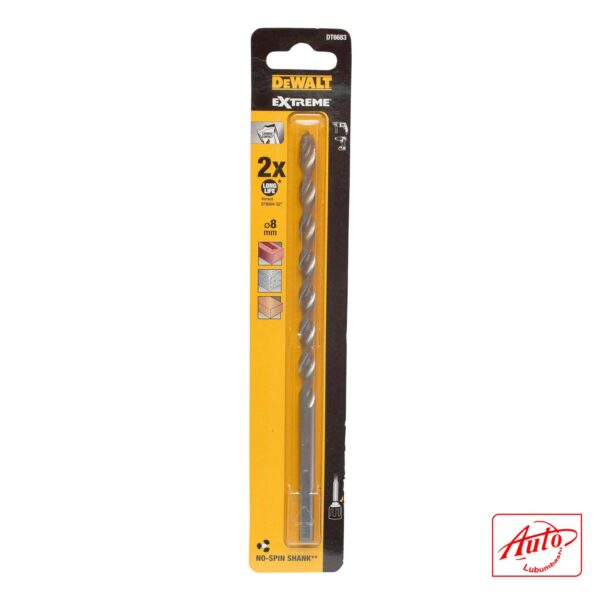 EXTREME MASONRY 8 X 200MM DRILL BIT - DEWALT – Image 2