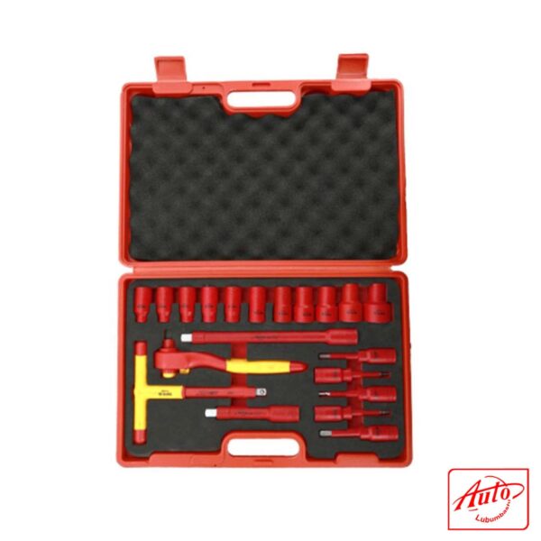 INSULATED SOCKET TOOL SET 20PCS 1/2" VDE-1000V - YATO – Image 2