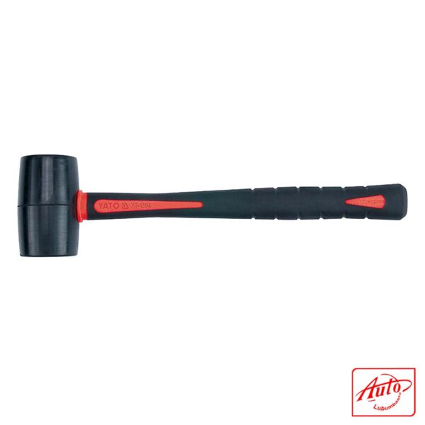 RUBBER MALLET WITH FIBREGLASS, TPR HANDLE 440 G – Image 2