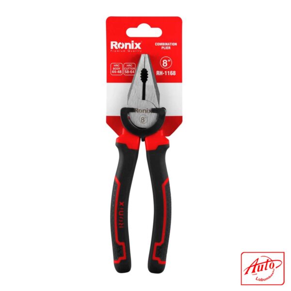 MAXI COMBINATION PLIERS, 8″, TPR HANDLES - RONIX - Image 2