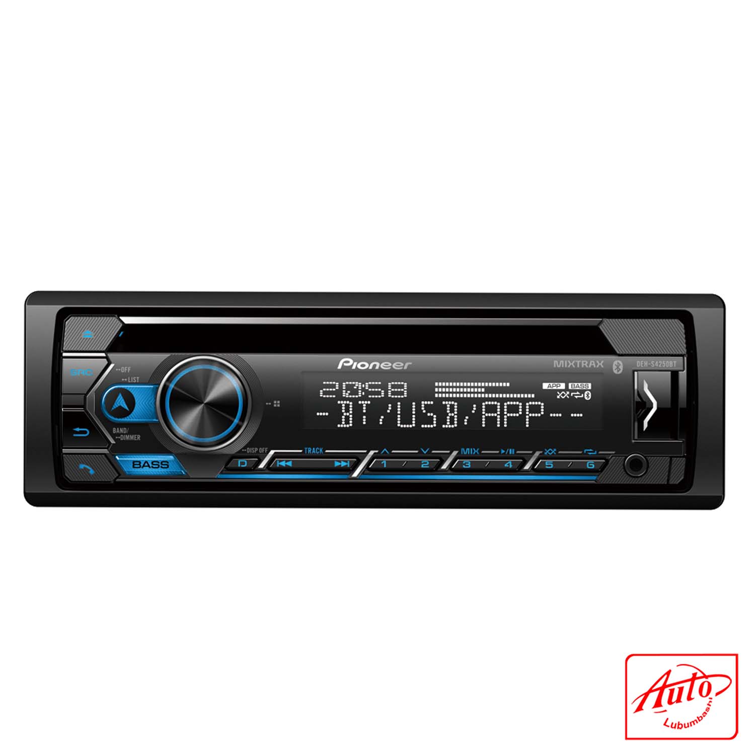RADIO – CD POUR VOITURE – USB- AUX- DUAL BLUETOOTH- PIONEER – Auto