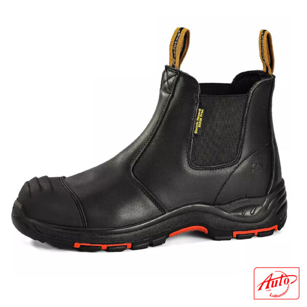 Safety Work Boots without laces Size: 40 Black – Image 2