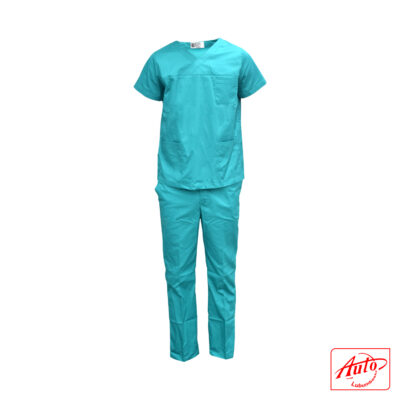 Women Scrub set Medical - Trouser and Top Size: L Green