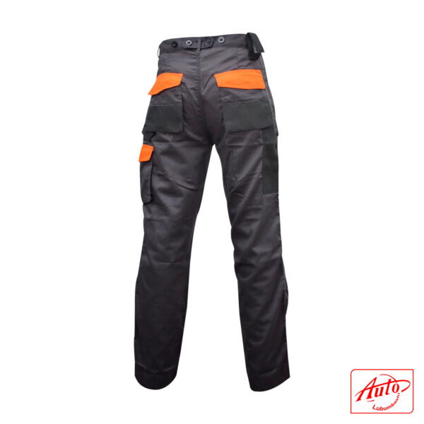 Working Trousers Size: XL Black and Orange - Image 3