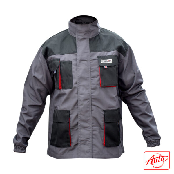 WORK JACKET DAN Size XL Black and Grey - Image 2