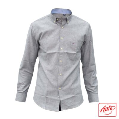 CHEMISE À MANCHES LONGUES COTON / POLYESTER Taille : 42/2XL Gris