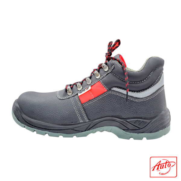 MIDDLE-CUT SAFETY SHOES SIZE 45 Black – Image 2