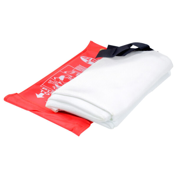 FIRE BLANKET 1.2M X 1.2M Size: 1.2m x 1.2m White – Image 3
