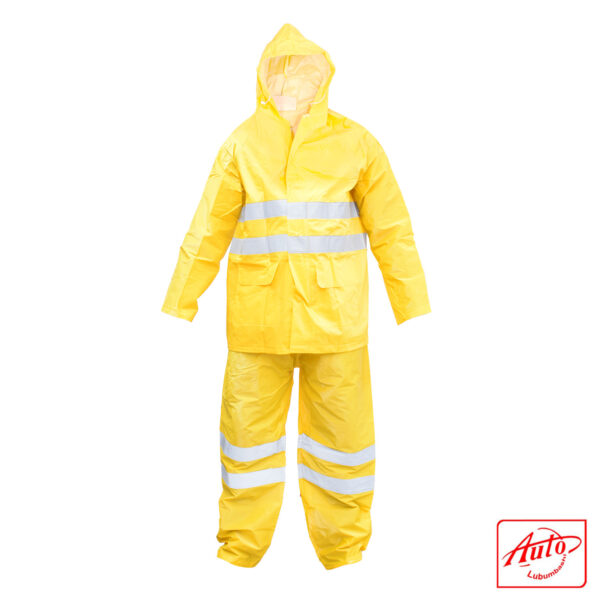 RAIN SET WITH ZIPPED BAG Size: XXL Yellow - Image 2