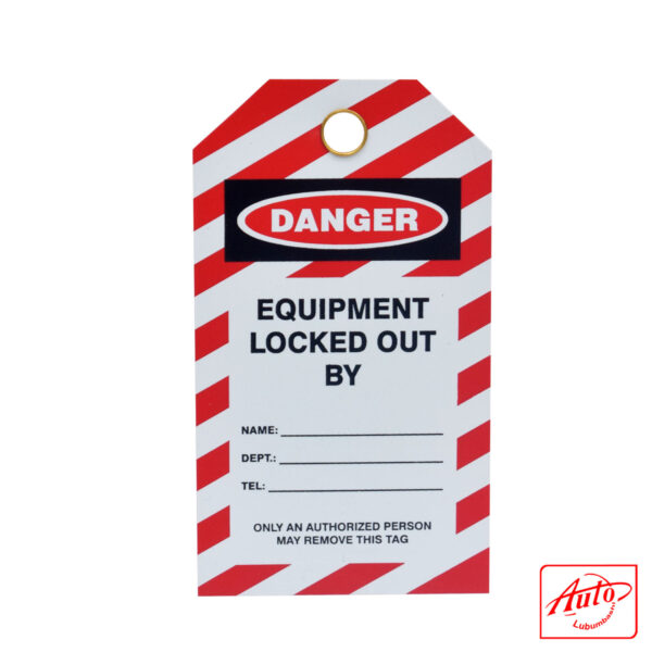 PVC WARNBING TAGS: DO NOT OPERATE Red-White – Image 3