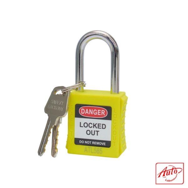 SAFETY PADLOCK & LOCKOUT Size: 38mm Yellow - Image 2