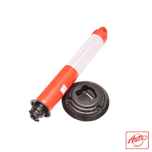 REFLECTOR COLUMN WITH HEAD TO HOLD A CHAIN 2.5 KG- 75CM Red - Image 3