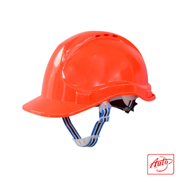 VENTED HELMET WITH CHIN BELT Size: 53/64 cm Red - Image 2