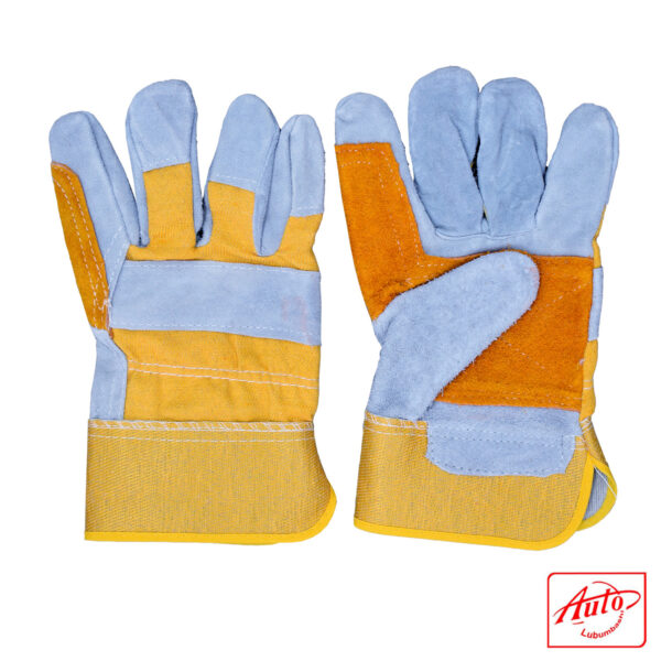 CONSTRUCTION WORKING GLOVES Yellow - Image 2