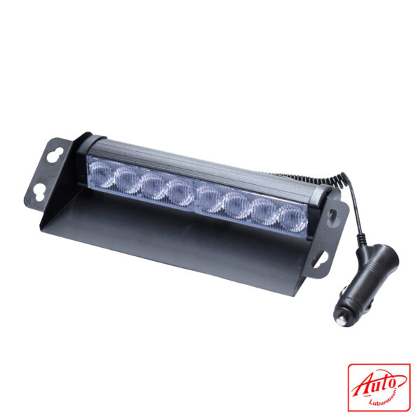 INTERIOR WINDSHIELD-MOUNTABLE ROTATING BEACON - SPIRAL CABLE + CIGAR LIGHTER - 12V RED AND BLUE - Image 6