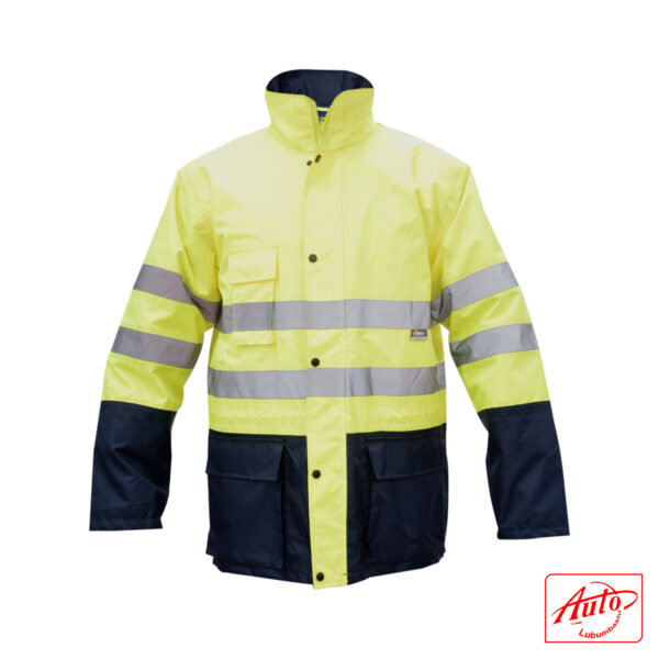 HIGH VISIBILITY CONTRAST 4 IN 1 JACKET Size: 3XL Size: 3XL Yellow / Blue - Image 3