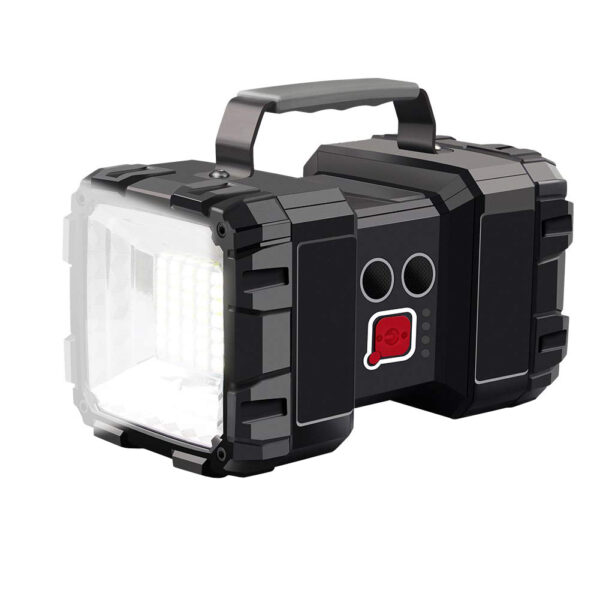 Rechargeable Multipurpose Portable Light Double Head  160mm x 133mm x 192 mm Black - Image 2