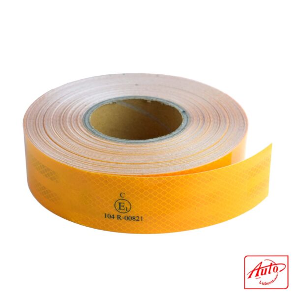 REFLECTOR TAPE – SELF ADHESIVE 5cm x 45.7m Yellow – Image 2