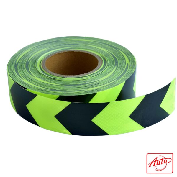 REFLECTOR TAPE-SELF ADHESIVE 5X45,7m Green and Black – Image 2