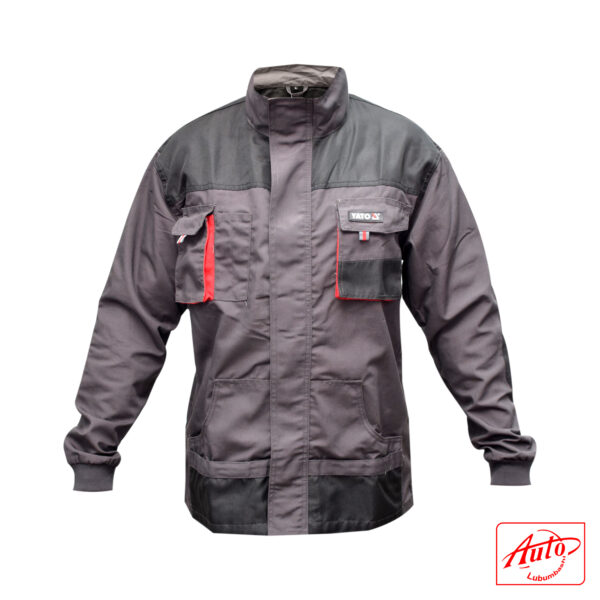 WORK JACKET BASALT Size 2XL Black and red – Image 2