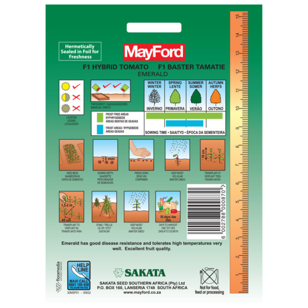SEEDS TOMATO F1 EMERALD - MayFord - Image 3