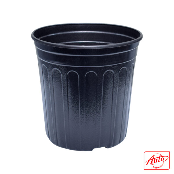 BLACK SOFT GALLON PLANTER POTS 24cm – 24cm - Image 2