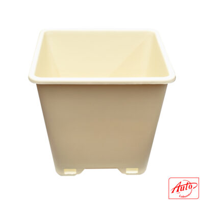 RESIN PLANT POT WITH AIR HOLES 25cm - 23cm Off White