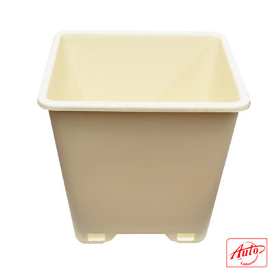 RESIN PLANT POT WITH AIR HOLES 30cm - 28cm Off White