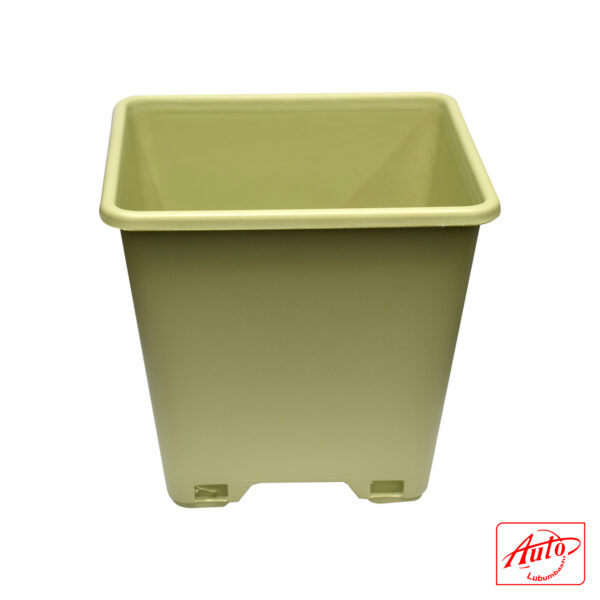 RESIN PLANT POT WITH AIR HOLES 17CM - 15.5CM Green – Image 2