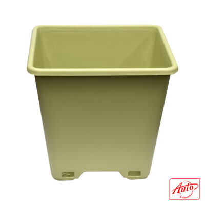 RESIN PLANT POT WITH AIR HOLES 21,5cm - 20cm Green