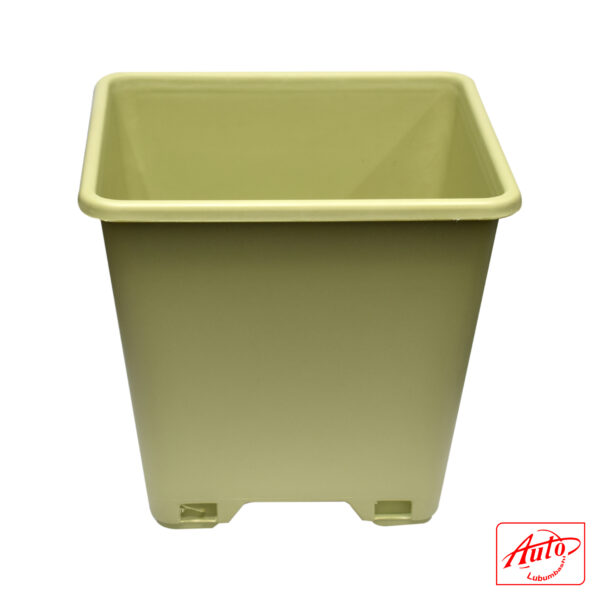 RESIN PLANT POT WITH AIR HOLES 21,5cm - 20cm Green – Image 2