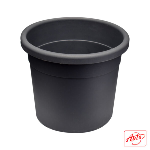 ROUND PLASTIC FLOWER POT Blue 20cm – 15cm – Image 2