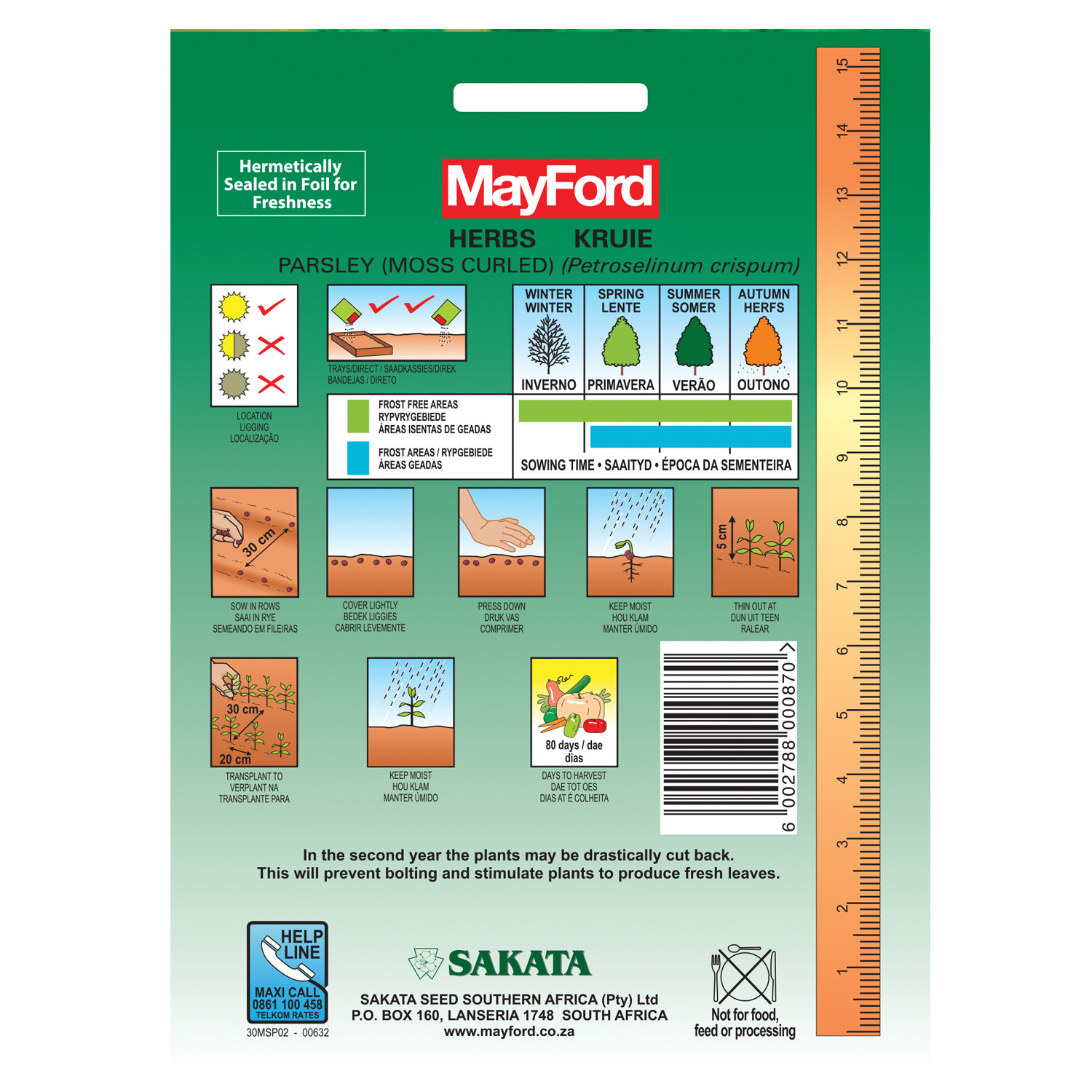 SEEDS HERBS PARSLEY MOSS CURLED - MayFord – Image 3