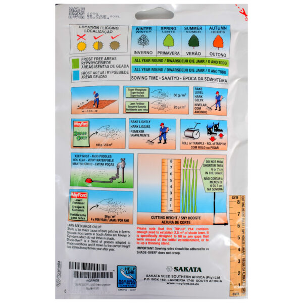 SEEDS GRASS SHADE OVER COARSE – 100g - MayFord - Image 3