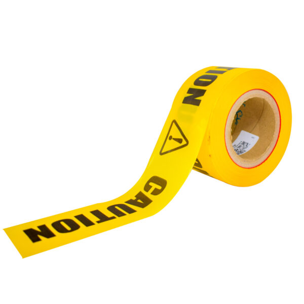 PE WARNING TAPE ROLL 7,5cmX100m – Image 2