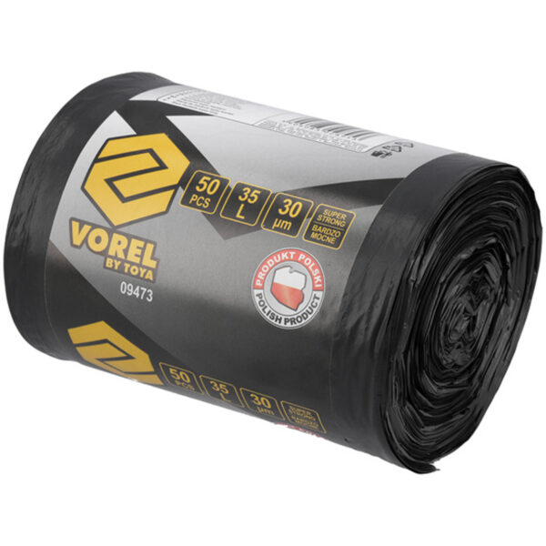 WASTE BAGS SUPER STRONG 35L 50PCS 30µM - Image 2