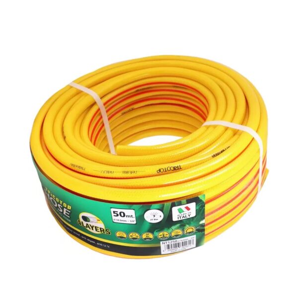 Yellow Tricotop Garden Hose – 4-Layer, 1" × 50 m 2,5 mm - Image 2
